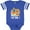 Football Blue and White, variant on Inktastic 1st Birthday Noah Ark Boys or Girls Baby Bodysuit