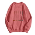 thumbnail image 4 of DHFJKG Womens Casual Sweatshirts Funny Golfing Lover Fashion Printed Long Sleeve Comfortable Pullover Women Trendy Graphic Sweatshirt, 4 of 4