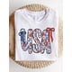thumbnail image 1 of USA Shirt, Coquette 4th Of July USA T-Shirt, Red White Blue Letters Tee, Gift For Americans, America Shirts, 4th Of July T-Shirts, 1 of 5