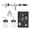 Black, variant on 360° Rotatable Dual Action Airbrush Pen, 0.3mm Nozzle Siphon Feed Mini Spray Gun With 7CC/40CC Cups, Pneumatic Handheld Air Brush For Home DIY Art Painting