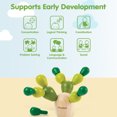thumbnail image 4 of PlanToys® Mini Balancing Cactus | Montessori Wooden Toy for Toddlers | STEM Game for Fine Motor Skills, Logic & Coordination | Eco-Friendly Educational Toy for Kids Ages 3+, 4 of 9