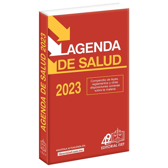 Agenda de Salud 2023 Ediciones Fiscales Isef 9786075413648