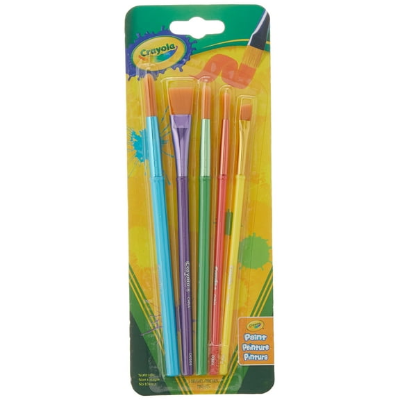 Crayola Art and Craft Brush Set, 5 Count