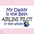 thumbnail image 2 of CafePress - Best Airline Pilot In The World (Daddy) Infant Bod - Baby Light Bodysuit, Size Newborn - 24 Months, 2 of 4