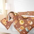 thumbnail image 3 of Erosebridal Cute Cake Pattern Twin Comforter Sets,Cartoon Capybara Rodent Animal Bedding Set For Kids Girls Reversible 2-Piece, 3 of 7