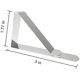 thumbnail image 2 of Clips de mantel, Clips de mesa de picnic, Clips de cubierta de mesa de picnic Clips de cubierta de mesa de marco de tela de mesa de picnic de acero inoxidable 12 piezas Xemadio HMHZ1368, 2 of 5