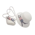 thumbnail image 2 of Qarigey Sombrero para el sol para niñas de 2 piezas con protección para el cuello, conjunto de bolsa y sombrero multiusos para mantenerse Type3 NO3, 2 of 6