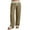 Womens Sweatpants Khaki, variant on Linen Pants Women Casual Straight Leg Cotton Sweat Pants Elastic Drawstring with Pockets