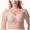 Pink, variant on Fsqjgq Plus Size Push Up Bras for Women Jelly Seamless Sports Bra Sexy Back Support Full Coverage Wireless Bra Bralettes Comfort Underwear XL