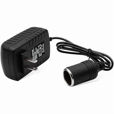 xzyuan AC to DC Converter 100-240V to 12V 2A 24W AC/DC Converter Auto AC/DC Power Supply Adapter Transformer with Cigarette Lighter Socket for Inflator Refrigerator and Other Car Devices