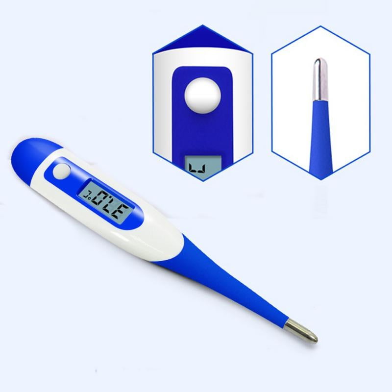 Luxsea Oral Thermometer for Fever Digital Medical Thermometer with Fever Alert for Baby Kids and Adults Random color