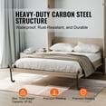 thumbnail image 4 of KFFKFF Full-Size Murphy Bed Kit, Vertical Deluxe Model, DIY Wall Bed Mechanism with Pneumatic Lever Support, Heavy-Duty Frame for Foldable Cabinet Wall Bed, Space-Efficient for Guestrooms, 4 of 9