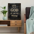 thumbnail image 5 of Qisvanset Give To God It Go To Sleep Canvas Wall Art 15.75x11.81 Inches, 5 of 8