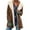 Brown, variant on YYDGH Womens Fleece Winter Jackets Plush Lapel Button Slim Fuzzy Jackets Plus Size Warm Furry Blazer Faux Fur Sherpa Coat
