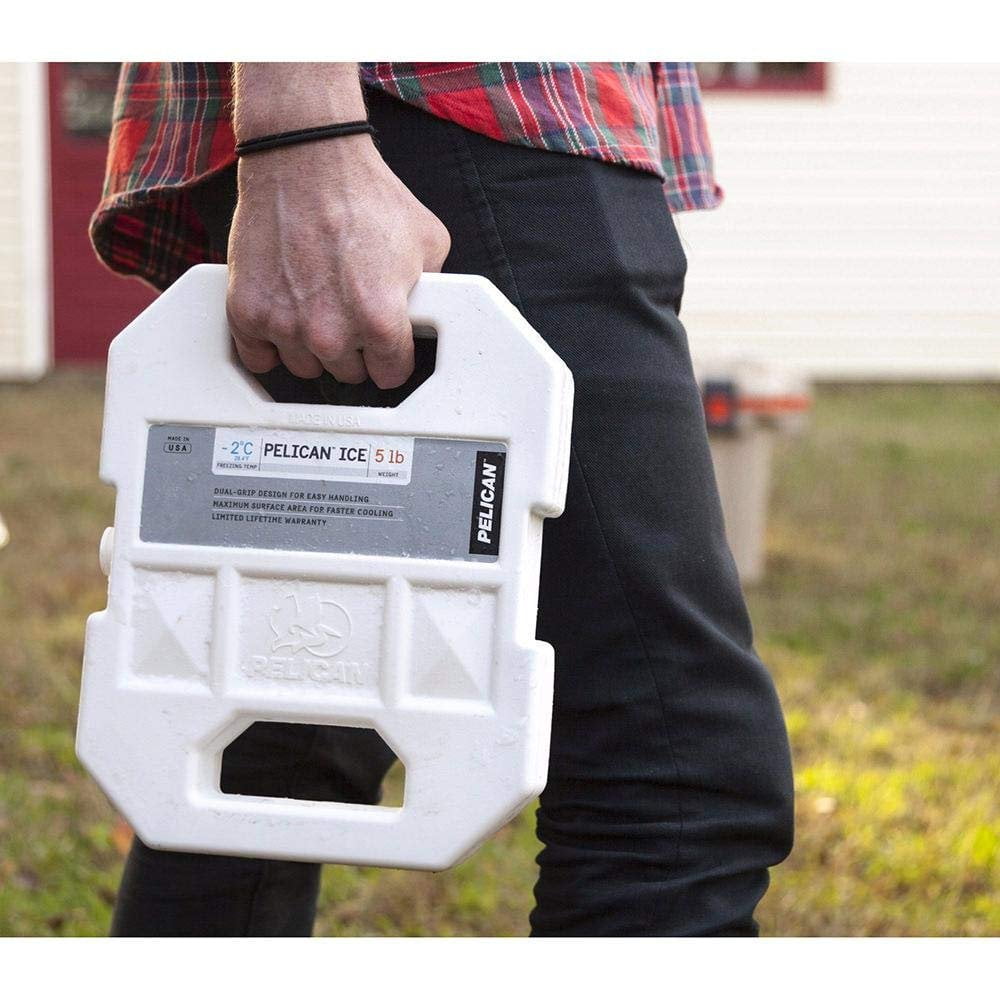 Pelican Cooler 5lb Ice Pack White PI-5LB-BLU — Residential Use, Standard Application
