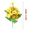 thumbnail image 3 of 28-Piece Small Artificial Flower Bouquet | Plastic Flowers for Home Decor, Wedding Centerpieces & Office Display | 34x15x15cm, 3 of 6