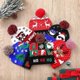 thumbnail image 3 of Christmas Hats Flash Light Up Knitted Hat Adult Child Santa Hat With Led Light New Year Party Christmas Party Gifts, 3 of 5