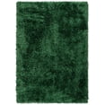 thumbnail image 2 of Well Woven Chie Green & Black Kuki Collection Ultra Soft Shag Area Rug 3'11" x 5'3", 2 of 8