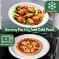 thumbnail image 4 of BN-LINK 125 Pack Disposable Paper Plates, 10’’ 100% Compostable Heavy Duty Plates, Eco-Friendly Biodegradable Sugarcane Fibers, for Parties, Picnics, BBQs, White, 4 of 7