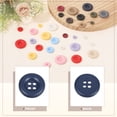 thumbnail image 5 of Uxcell 50pcs Sewing Button 18mm 4 Holes Resin Round Crafting Buttons, Light Blue, 5 of 6