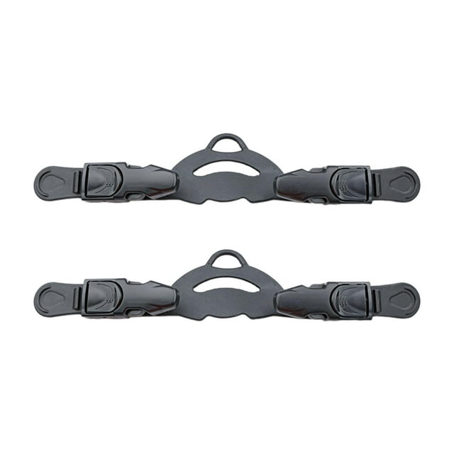 2 piezas de aletas con correa ajustable para atar cordones antideslizantes para artículos deportivos 20mm