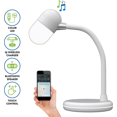 thumbnail image 2 of 3 in 1 Bluetooth Light with Wireless Charging Pad, Bluetooth Speaker, White LED Light with Touch Control Dimmer - Portable Light Design. USB power supply light (white), 2 of 5