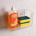 thumbnail image 3 of ULTNICE Bathroom Wall Holder Box Transparent Plastic 2Pcs 8.9*5.2*4.7in, 3 of 6