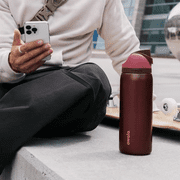 Owala Freesip 32oz Insulated Stainless Steel Water Bottle -Black Cherry