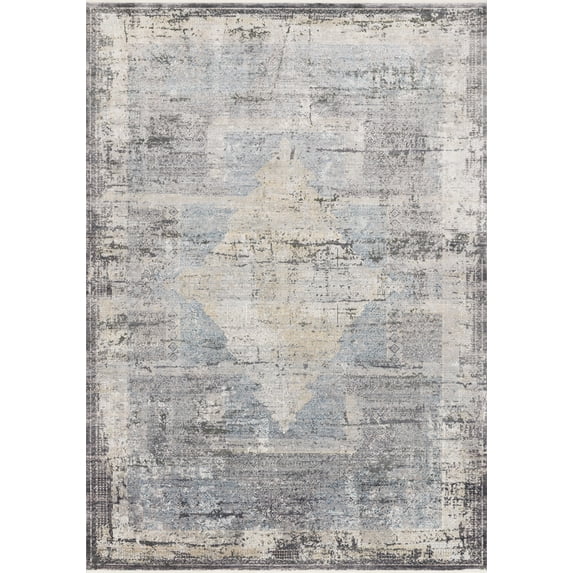 Loloi Rugs Gemagem-043750 Gemma 3-1/2' X 5' Acrylic And Viscose Vintage Traditio -