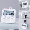 thumbnail image 1 of TIMIFIS clock clock Mini Digital Kitchen Timer Management Tool For Teaching Cooking Learning With Silent Magnetic Back/Folding Stand/Hanging Hole kitchen gadgets Kitchen Gadgets, 1 of 8