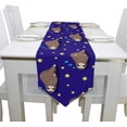 thumbnail image 4 of SKYSONIC Table Runner Lovely Sloths Sleeping Washable Table Cloth Runner for Holiday Home Wedding Table Top Decoration 13x90 Inches, 4 of 5