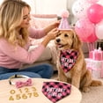 thumbnail image 2 of Dog Birthday Party Supplies, Multicolor Themed Set with Bandana, Hat, Bow & Banner, Adjustable Size Dog Birthday Decorations for Dogs-(C 1), 2 of 7