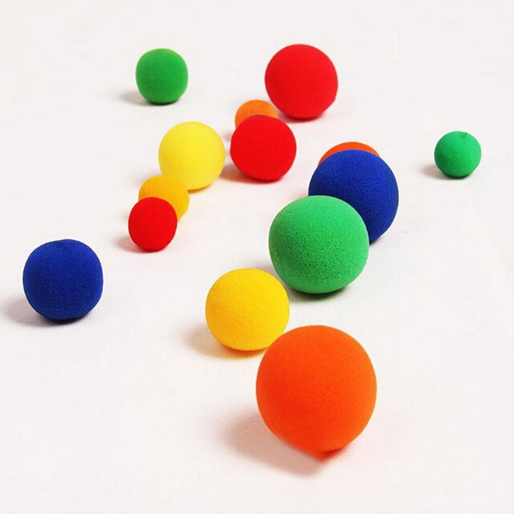 10xFinger Magic Props Sponge Ball Close-UP Street Illusion Stage Comedy Trick 