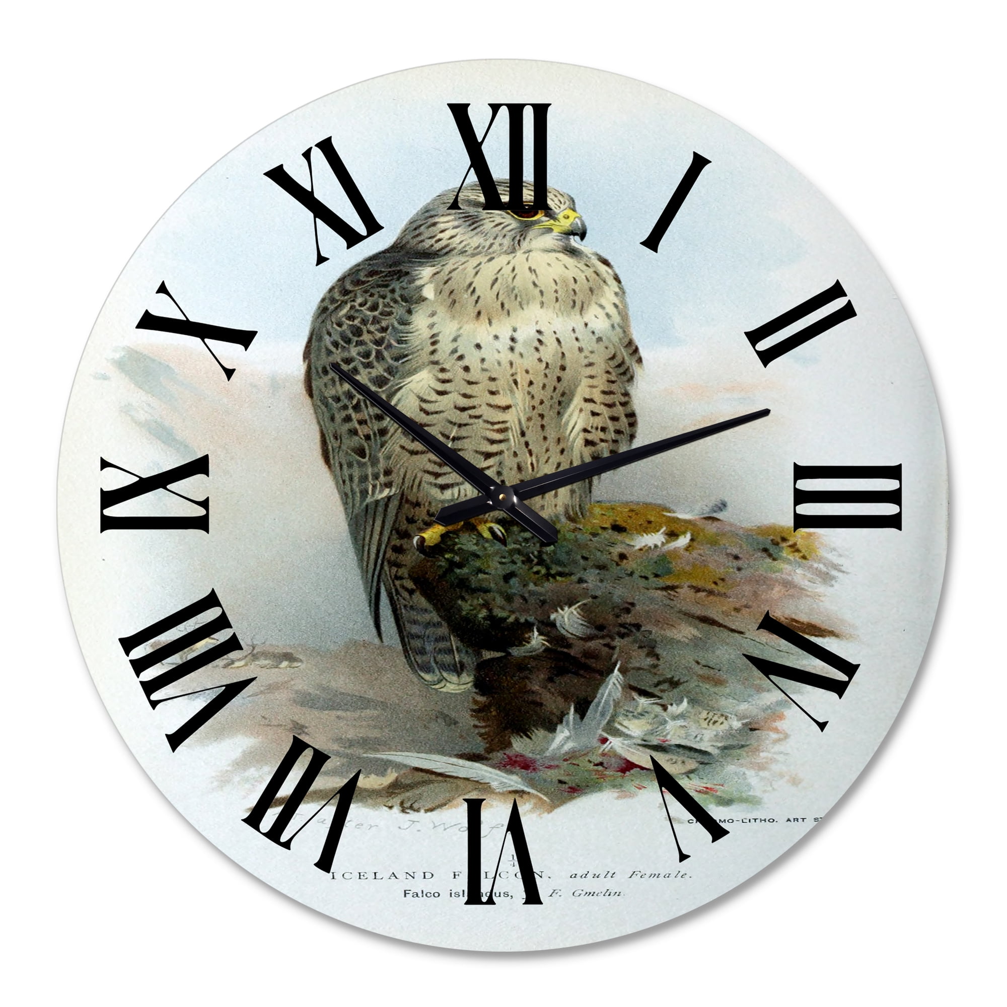 Designart 1 in Quartz Traditional Wall Clock