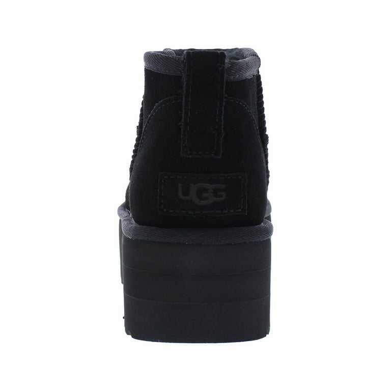 UGG Womens Classic Ultra Mini Platform Boots Black - 1135092-BLK