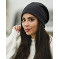 thumbnail image 2 of Gorro elegante y con estilo hecho de tejido de punto de alta calidad, transpirable y elástico Skull Hat Black JAMW Sencillez, 2 of 5