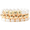 White, variant on 3pcs Wooden MAMA Alphabet Stylish Stacked Bead Bracelet, Perfect For Mother's Day And Birthday Gifts.