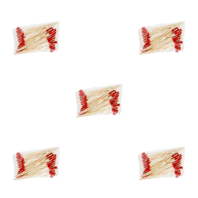 Palillos de pinchos desechables Toystoory 100 Uds bambú