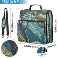 thumbnail image 2 of FORMRS Zipper Binder with Shoulder Strap 2-inch Ring 500 Sheet Capacity File Bag, Yellow Tree, 2 of 5