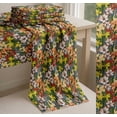 thumbnail image 6 of Soimoi Orange Cotton Cambric Fabric Leaves, & Lily Floral Printed Craft Fabric by the Yard 56 Inch Wide, 6 of 7