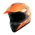 thumbnail image 2 of 1Storm Motocross Adult Helmet Downhill Mountain Bike Helmet BMX MX ATV Dirt Bike Storm Style HF803; Storm Orange, 2 of 6