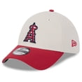 thumbnail image 3 of Men's New Era  Khaki/Red Los Angeles Angels 2024 Fourth of July 39THIRTY Flex Hat, 3 of 6
