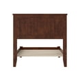thumbnail image 6 of Nantucket Twin Solid Wood Low Profile Platform Bed in Walnut, 6 of 9