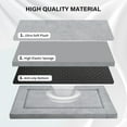 thumbnail image 3 of General Dog Bed for Crate, Medium/Large Dogs Crate Bed with Soft Wavy Plush Comfortable Anti-Slip Kennel Pad Washable Pet Beds Mat for Dogs & Cats, Grey, 3 of 6