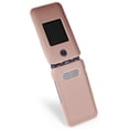 thumbnail image 6 of Nakedcellphone [Grid Texture] Snap-On Hard Case Cover with [Rotating/Ratchet] Belt Clip Holster Holder for Cricket Debut Flip (U102AC), AT&T Cingular Flip IV Phone (U102AA), 6 of 10