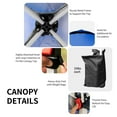 thumbnail image 5 of Patiojoy Pop-up Canopy Tent 6.6’ x 6.6’ Height Adjustable Commercial Instant Canopy w/ Portable Roller Bag Blue, 5 of 10