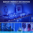 thumbnail image 6 of QiShi Solar String Lights Outdoor, Mini 33Feet 100 LED Copper Wire Lights, Solar Powered Fairy Lights, Waterproof Solar Decoration Lights for Garden Yard Party Wedding Christmas (Blue), 6 of 7