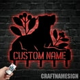 thumbnail image 3 of Craftnamesign Custom Bulldog Metal Key Holder, Decorative Key Holder, Metal Key Hanger, 3 of 5