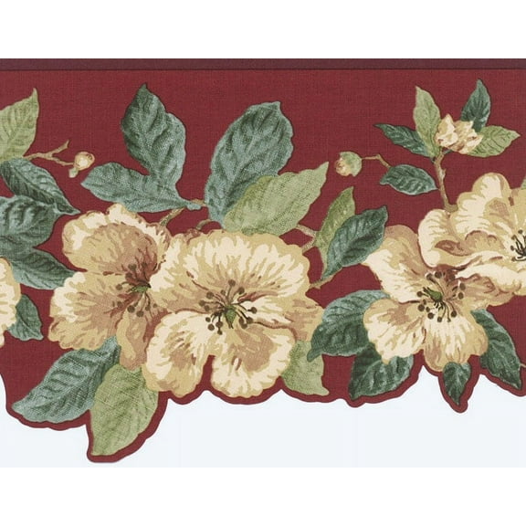 879059 Dogwood Wallpaper Border QT18142b