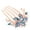 Blue, variant on Visland Women Hair Comb, Fashion Elegant Casual Shiny Crystal Rhinestone Flower Leaf Decor Bridal Hair Clip Hairpin Hair Ornament for Wedding and Daily Wear